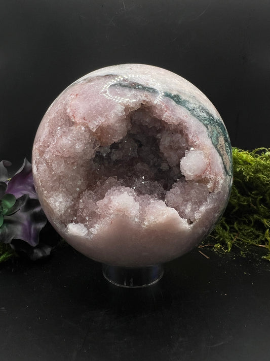 Large Pink Amethyst Sphere