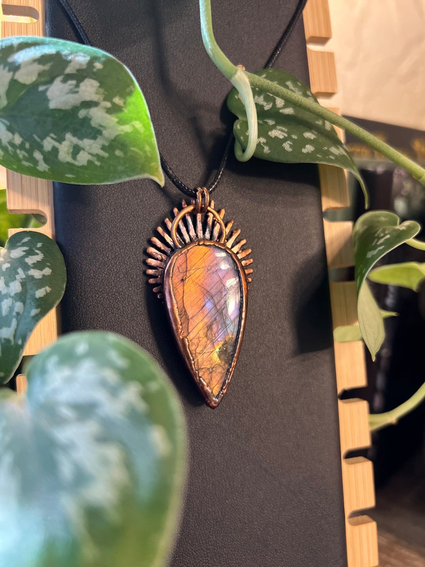 Sunrise Labradorite Pendant