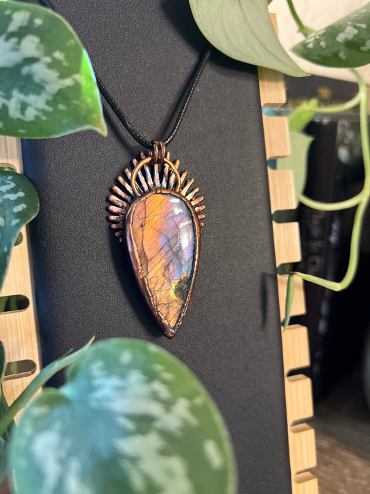 Sunrise Labradorite Pendant